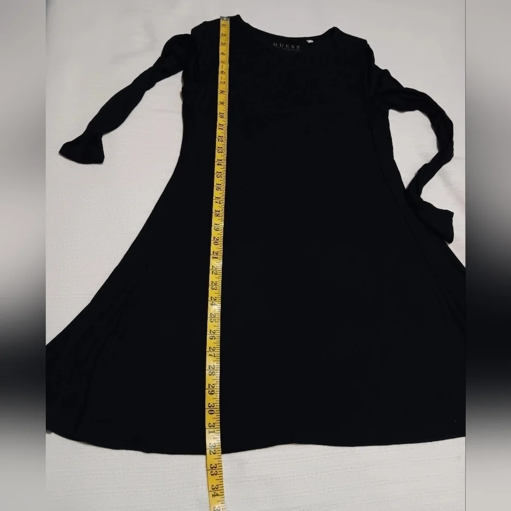 GUESS Black, long-sleeved,  mini Dress Size XS